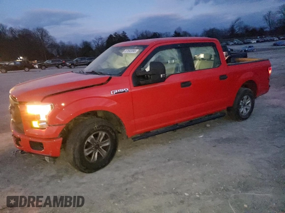 2015 Ford F-150 XLT with VIN 1FTEW1E81FKD23656, listed as a Copart auction lot 46642305 with 119,329 mi miles and Salvage Title. Bid and sale history available at carsss.com. Image 1.