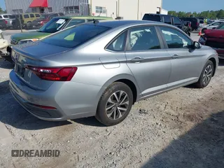 2024 Volkswagen Jetta S with VIN 3VW5M7BU1RM091919, listed as a IAAI auction lot 42691466 with 25,101 mi miles and . Bid and sale history available at DreamBid. Image 4.