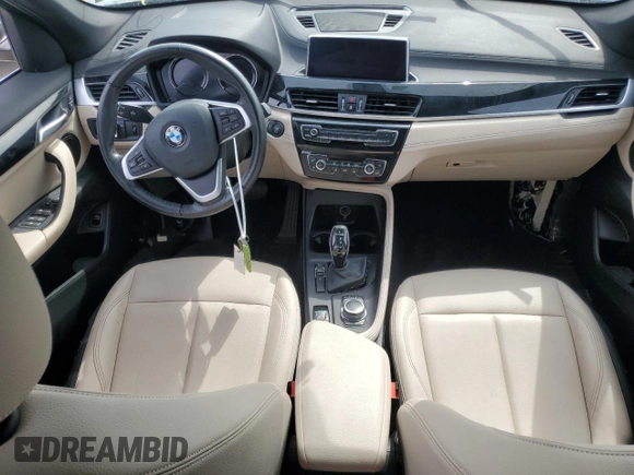 2022 BMW X1 sDrive28i with VIN WBXJG7C00N5V11452, listed as a Copart auction lot 76999614 with 0 mi miles and Non Repairable. Bid and sale history available at carsss.com. Image 8.