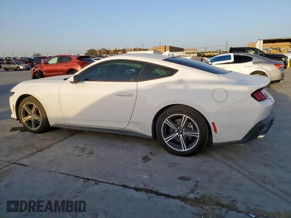 2024 Ford Mustang EcoBoost with VIN 1FA6P8TH3R5143245, listed as a Copart auction lot 47927095 with 15,108 mi miles and Salvage Title. Bid and sale history available at carsss.com. Image 2.