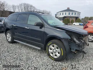 2015 Chevrolet Traverse LS with VIN 1GNKRFKD0FJ372093, listed as a Copart auction lot 52007305 with 142,206 mi miles and Clean Title. Bid and sale history available at carsss.com. Image 4.