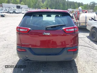 2016 Jeep Cherokee Sport with VIN 1C4PJLAB4GW190101, listed as a IAAI auction lot 42063277 with 61,868 mi miles. Bid and sale history available at carsss.com. Image 16.