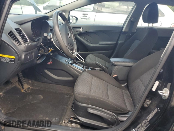 2017 Kia Forte LX with VIN KNAFK5A86H5672100, listed as a Copart auction lot 55101985 with 111,739 mi miles and Salvage Title. Bid and sale history available at carsss.com. Image 7.
