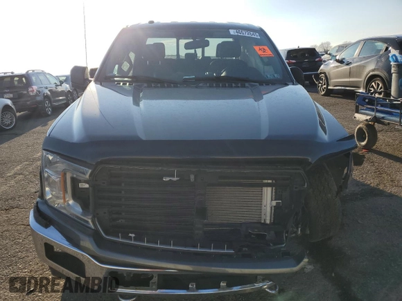 2018 Ford F-150 XL with VIN 1FTFX1EG1JKG09296, listed as a Copart auction lot 46672645 with Not Provided miles and Salvage Title. Bid and sale history available at carsss.com. Image 5.