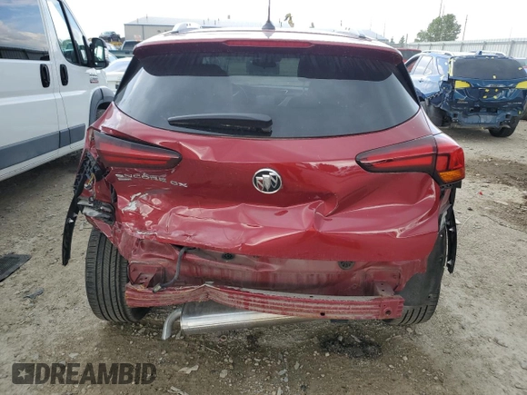 2020 Buick Encore GX Select with VIN KL4MMESL1LB071267, listed as a Copart auction lot 58472575 with 55,686 mi miles and Non repairable. Bid and sale history available at DreamBid. Image 6.
