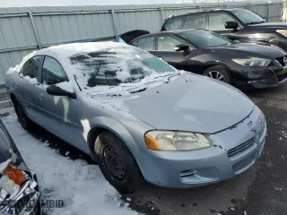 2002 Dodge Stratus SE with VIN 1B3EL36X02N105096, listed as a Copart auction lot 80395334 with 193,298 mi miles and Clean Title. Bid and sale history available at carsss.com. Image 4.