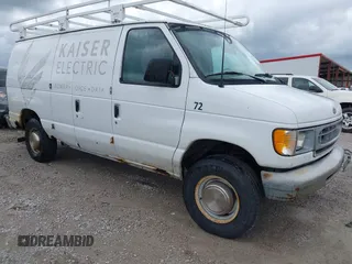 2002 Ford Econoline Cargo with VIN 1FTSE34L12HB72428, listed as a IAAI auction lot 42500034 with 271,651 mi miles and . Bid and sale history available at DreamBid. Image 1.