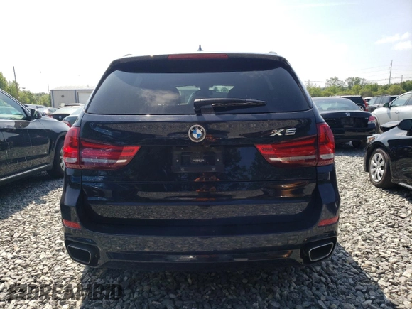 2017 BMW X5 xDrive35i with VIN 5UXKR0C37H0X80867, listed as a Copart auction lot 58697515 with 54,191 mi miles and Salvage title. Bid and sale history available at DreamBid. Image 6.