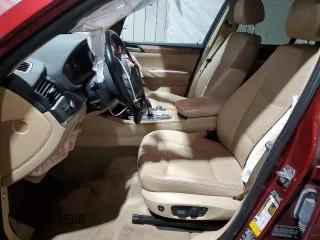2013 BMW X3 xDrive28i with VIN 5UXWX9C57D0A25292, listed as a Copart auction lot 87730015 with 108,868 mi miles and Salvage Title. Bid and sale history available at carsss.com. Image 7.
