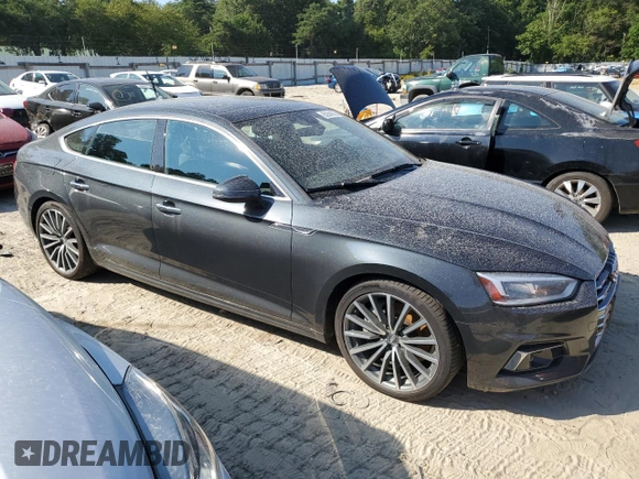 2018 Audi A5 Sportback Prestige with VIN WAUCNCF52JA008984, listed as a Copart auction lot 63944373 with 104,793 mi miles. Bid and sale history available at carsss.com. Image 4.