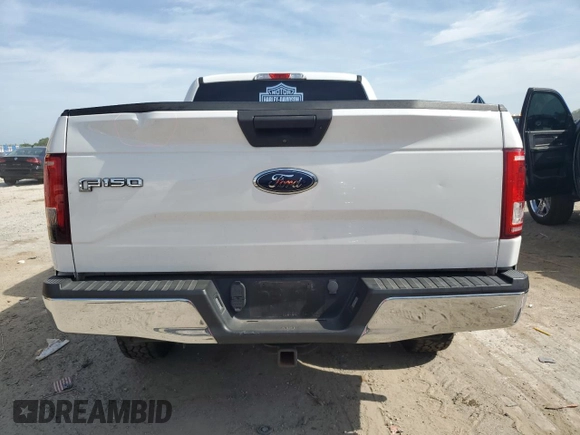2017 Ford F-150 XL with VIN 1FTFX1EF4HFB49299, listed as a Copart auction lot 53187065 with 1,001,148 mi miles and Salvage Title. Bid and sale history available at carsss.com. Image 6.