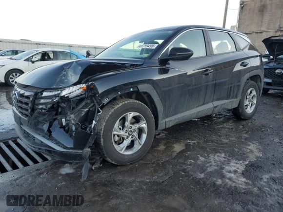2022 Hyundai Tucson SE with VIN 5NMJACAE9NH111215, listed as a Copart auction lot 41759495 with 162,571 mi miles and Salvage Title. Bid and sale history available at carsss.com. Image 1.
