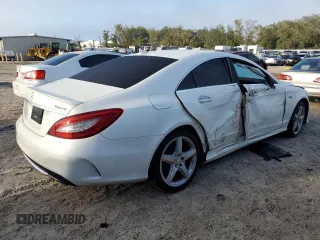 2016 Mercedes-Benz CLS with VIN WDDLJ6HB9GA186621, listed as a Copart auction lot 85195524 with 152,410 mi miles and Salvage Title. Bid and sale history available at carsss.com. Image 3.