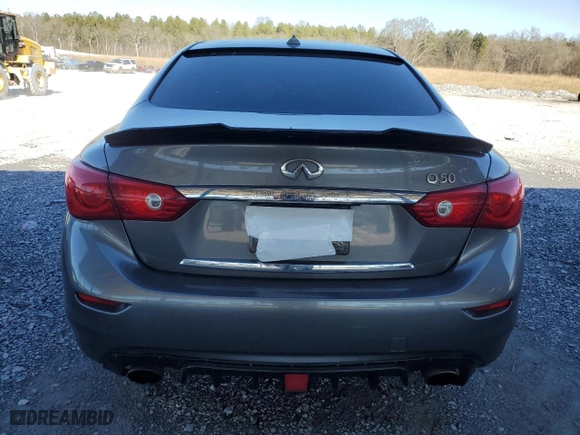 2015 Infiniti Q50 Premium with VIN JN1BV7AP7FM352110, listed as a Copart auction lot 88811365 with NaN miles and Salvage Title. Bid and sale history available at carsss.com. Image 6.