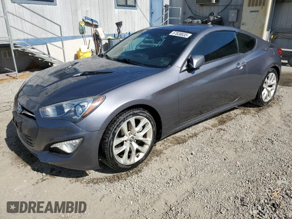 2014 Hyundai Genesis Coupe R-Spec z VIN KMHHT6KD2EU115613, wystawiony jako Copart lot #57838835 z przebiegiem 112 257 mil mil oraz Czysty tytuł • Clean title. Historia ofert i sprzedaży dostępna na DreamBid. Obrazek 1.
