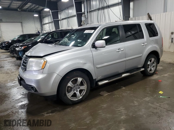 2012 Honda Pilot EX with VIN 5FNYF4H48CB023631, listed as a Copart auction lot 54163905 with 207,369 mi miles and Salvage Title. Bid and sale history available at DreamBid. Image 1.
