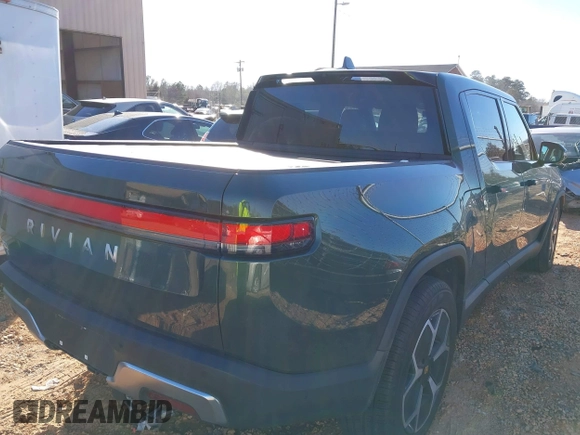 2022 Rivian R1T Adventure Package with VIN 7FCTGAAA2NN006098, listed as a IAAI auction lot 41172815 with 1 mi miles. Bid and sale history available at carsss.com. Image 4.