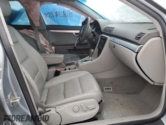 2005 Audi A4 2.0T with VIN WAUDF68EX5A443645, listed as a Copart auction lot 47372305 with 102,261 mi miles and Non Repairable. Bid and sale history available at carsss.com. Image 7.