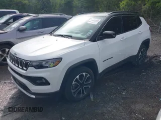2024 Jeep Compass Limited with VIN 3C4NJDCN1RT596978, listed as a IAAI auction lot 42217588 with 35,459 mi miles and . Bid and sale history available at carsss.com. Image 17.