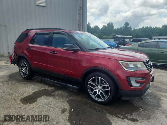 2017 Ford Explorer Sport z VIN 1FM5K8GT6HGD16306, wystawiony jako Copart lot #62382925 z przebiegiem 134 199 mil mil oraz Szkoda całkowita • Salvage title. Historia ofert i sprzedaży dostępna na DreamBid. Obrazek 4.