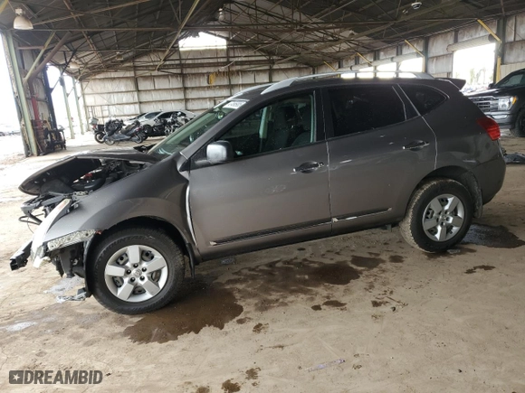 2014 Nissan Rogue Select S with VIN JN8AS5MT6EW609781, listed as a Copart auction lot 47496985 with NaN miles and Salvage Title. Bid and sale history available at carsss.com. Image 1.