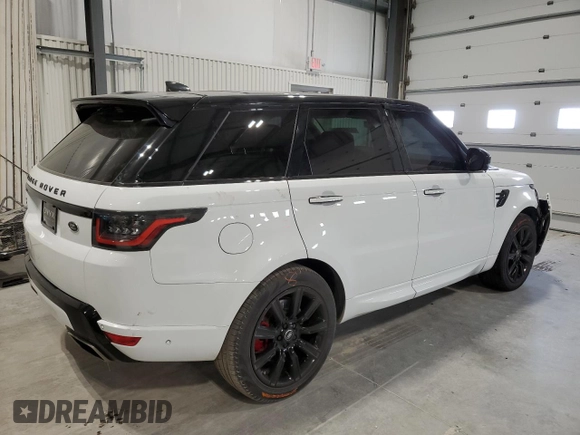 2019 Land Rover Range Rover Sport HST with VIN SALWS2SU3KA862151, listed as a Copart auction lot 89407105 with 75,198 mi miles and Salvage title. Bid and sale history available at DreamBid. Image 3.