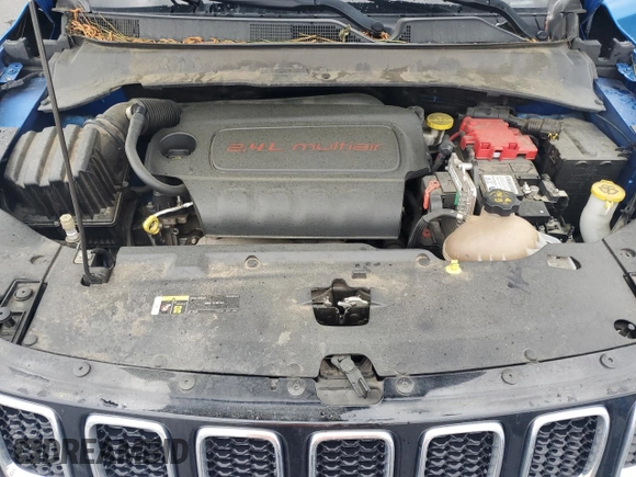 2020 Jeep Compass Altitude with VIN 3C4NJCBB3LT258572, listed as a Copart auction lot 51992325 with 141,022 mi miles and Salvage title. Bid and sale history available at DreamBid. Image 12.