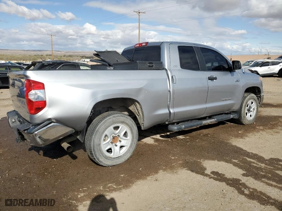 2018 Toyota Tundra 4WD SR with VIN 5TFUY5F17JX714885, listed as a Copart auction lot 48469155 with 183,665 mi miles and Salvage Title. Bid and sale history available at carsss.com. Image 3.