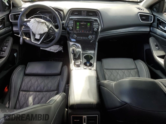 2023 Nissan Maxima Platinum with VIN 1N4AA6FV2PC505995, listed as a Copart auction lot 45787585 with 12,524 mi miles and Salvage title. Bid and sale history available at DreamBid. Image 8.