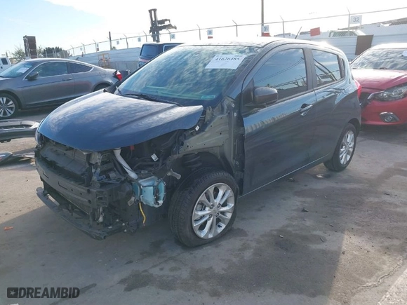 2019 Chevrolet Spark LT with VIN KL8CD6SA0KC739325, listed as a IAAI auction lot 41626485 with 78,640 mi miles. Bid and sale history available at carsss.com. Image 2.
