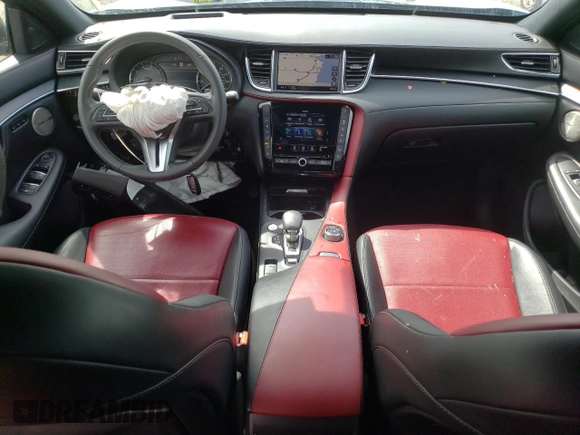 2022 Infiniti QX55 Sensory with VIN 3PCAJ5L32NF102462, listed as a Copart auction lot 51193055 with 42,073 mi miles and Salvage Title. Bid and sale history available at DreamBid. Image 8.