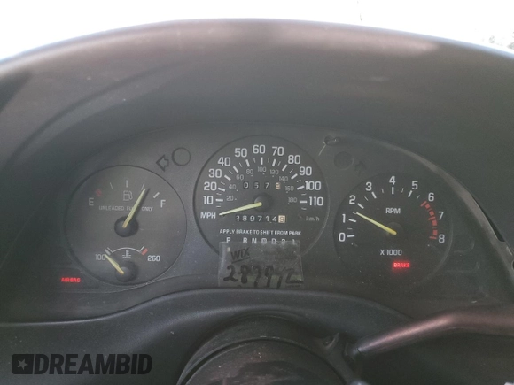 1996 Chevrolet Monte Carlo LS с VIN 2G1WW12M4T9246938, выставлен на аукционе Copart как лот 78477774 с пробегом 289 714 миль миль и Списание • Salvage title. История ставок и продаж доступна на DreamBid. Изображение 9.