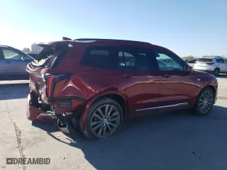 2020 Cadillac XT6 AWD Sport with VIN 1GYKPGRS0LZ105732, listed as a Copart auction lot 49394255 with 57,871 mi miles and Salvage Title. Bid and sale history available at carsss.com. Image 3.
