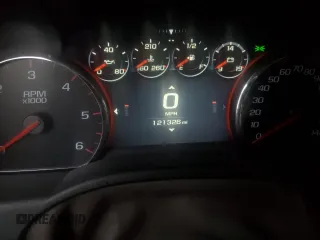 2015 GMC Yukon Denali with VIN 1GKS2CKJ3FR592707, listed as a Copart auction lot 47581575 with 121,326 mi miles and Salvage Title. Bid and sale history available at carsss.com. Image 9.