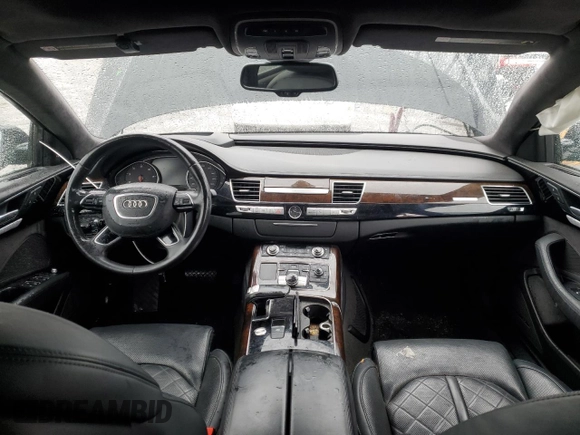 2015 Audi A8 L 4.0T with VIN WAU32AFD3FN004897, listed as a Copart auction lot 43602063 with 53,271 mi miles. Bid and sale history available at carsss.com. Image 8.