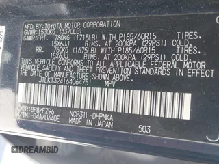 2006 Scion xB z VIN JTLKT324164064751, wystawiony jako IAAI lot #42450248 z przebiegiem 131 649 mil mil oraz . Historia ofert i sprzedaży dostępna na DreamBid. Obrazek 9.