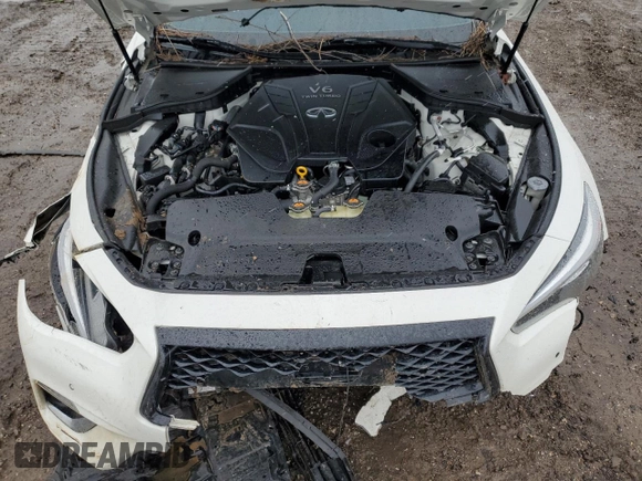 2020 Infiniti Q50 3.0t LUXE with VIN JN1EV7AR6LM250288, listed as a Copart auction lot 47900645 with 37,029 mi miles and Salvage Title. Bid and sale history available at carsss.com. Image 12.