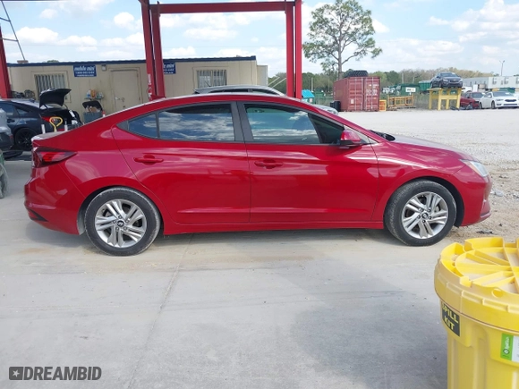 2019 Hyundai Elantra SEL with VIN KMHD84LF6KU780451, listed as a IAAI auction lot 41684867 with 119,631 mi miles. Bid and sale history available at carsss.com. Image 13.