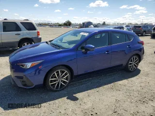 2024 Subaru Impreza Sport with VIN JF1GUAFC2R8230556, listed as a Copart auction lot 51766375 with 17,973 mi miles and Salvage Title. Bid and sale history available at carsss.com. Image 1.