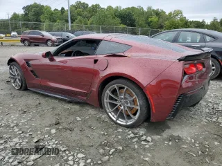 2019 Chevrolet Corvette Grand Sport 2LT with VIN 1G1YY2D70K5103755, listed as a Copart auction lot 72778344 with 0 mi miles and Salvage Title. Bid and sale history available at carsss.com. Image 2.
