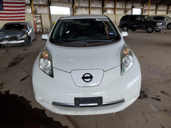 2015 Nissan LEAF S with VIN 1N4AZ0CP7FC314129, listed as a Copart auction lot 55660825 with 19,773 mi miles and Clean Title. Bid and sale history available at DreamBid. Image 5.