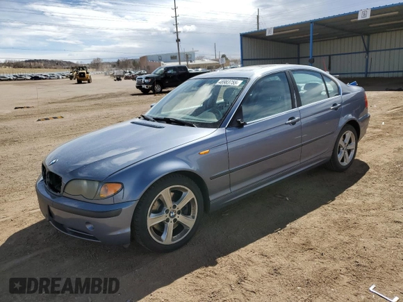 2004 BMW 3 Series 330xi with VIN WBAEW53484PG11634, listed as a Copart auction lot 48983755 with 180,258 mi miles and Clean Title. Bid and sale history available at carsss.com. Image 1.