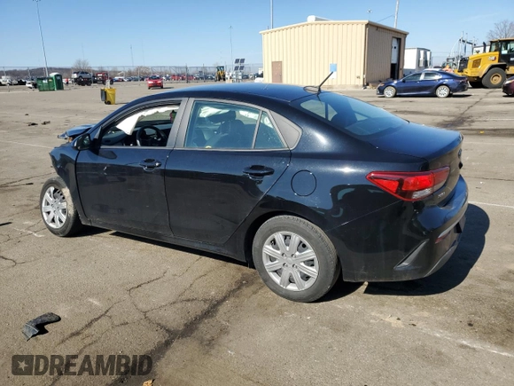 2021 Kia Rio LX with VIN 3KPA24AD7ME430662, listed as a Copart auction lot 43491004 with 34,246 mi miles and Salvage Title. Bid and sale history available at carsss.com. Image 2.