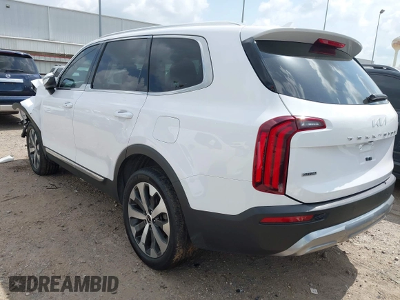 2022 Kia Telluride EX z VIN 5XYP3DHC7NG226209, wystawiony jako IAAI lot #42430684 z przebiegiem 28 234 mil mil oraz . Historia ofert i sprzedaży dostępna na DreamBid. Obrazek 3.