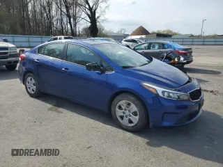 2017 Kia Forte LX with VIN 3KPFK4A73HE152252, listed as a Copart auction lot 53108165 with 96,656 mi miles and Salvage Title. Bid and sale history available at carsss.com. Image 4.