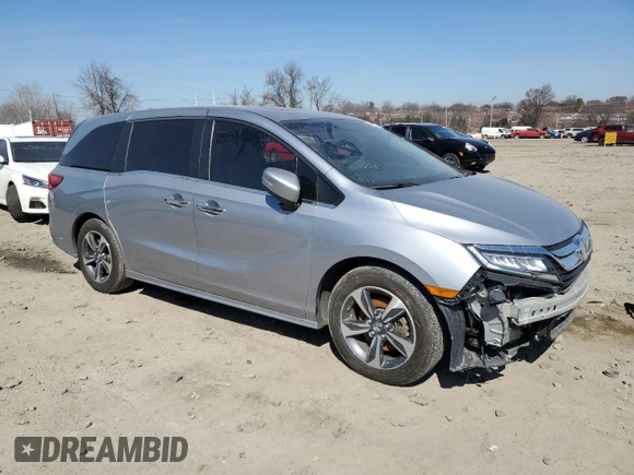 2019 Honda Odyssey Touring z VIN 5FNRL6H87KB109460, wystawiony jako Copart lot #48632105 z przebiegiem 68 604 mil mil oraz Szkoda całkowita • Salvage title. Historia ofert i sprzedaży dostępna na DreamBid. Obrazek 4.