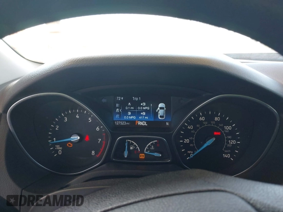 2015 Ford Focus SE with VIN 1FADP3K25FL294442, listed as a IAAI auction lot 42078572 with 127,523 mi miles. Bid and sale history available at carsss.com. Image 7.