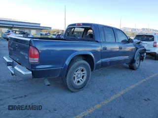 2003 Dodge Dakota SLT with VIN 1D7HL48N93S247579, listed as a Copart auction lot 41897335 with 0 mi miles and Salvage Title. Bid and sale history available at carsss.com. Image 3.