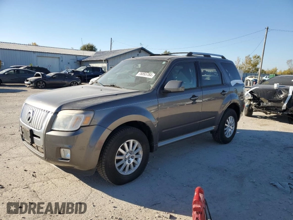 2011 Mercury Mariner Premier with VIN 4M2CN8HGXBKJ07654, listed as a Copart auction lot 76893784 with 0 mi miles and Salvage Title. Bid and sale history available at carsss.com. Image 1.