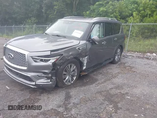 2020 Infiniti QX80 Luxe z VIN JN8AZ2NF5L9705321, wystawiony jako IAAI lot #42536366 z przebiegiem 72 684 mil mil oraz . Historia ofert i sprzedaży dostępna na DreamBid. Obrazek 17.